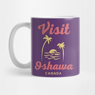 Oshawa Canada - Funny Canadian Beach Art Mug